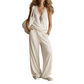 ✨New arrivals at 50% off-Women's V-Neck Sleeveless Top & Wide-Leg Pants Set