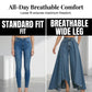 🔥Hot Sale 50% OFF🔥Women's High-Waist Wide-Leg Jeans with High-Low Hem