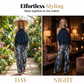 🥳2026 HOT SALE 50% OFF🥳Women's 2-Piece Flowy Halter Outfit with Printed Pants