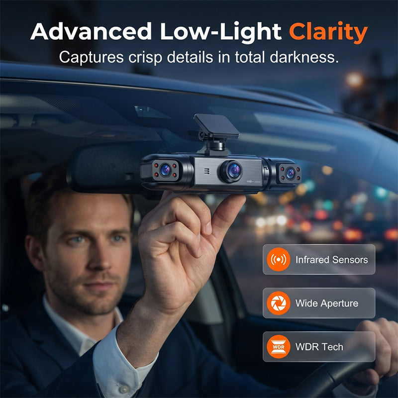 🎁2026 New Arrivals 50% OFF💥360° Eagle Eye Parking Camera – 1080P, 4-Way Display, WiFi 📹