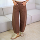 👖 Flattering High Rise, Roomy Pockets | Women's Washed Wide-Leg Pants