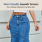 Flared Mermaid Denim Midi Skirt