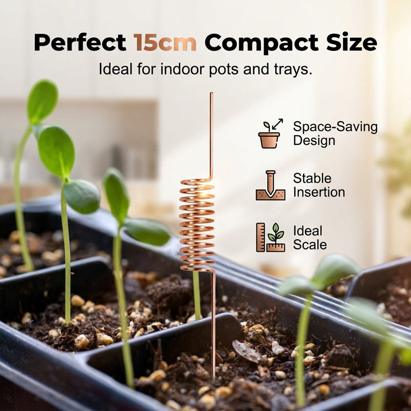 🔥Last Day 50% OFF🌱Copper Spiral Antenna Plant Stakes🌻