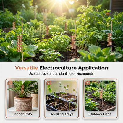 🔥Last Day 50% OFF🌱Copper Spiral Antenna Plant Stakes🌻