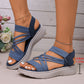🔥 50% OFF Today Only - Women's Elastic Strap Platform Sport Sandals👣 Walk All Day Without Tired Feet