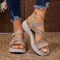 🔥 50% OFF Today Only - Women's Elastic Strap Platform Sport Sandals👣 Walk All Day Without Tired Feet