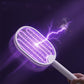 🦟 2-in-1 Foldable Electric Mosquito Swatter⚡ Swat, Zap & Sleep Bite-Free