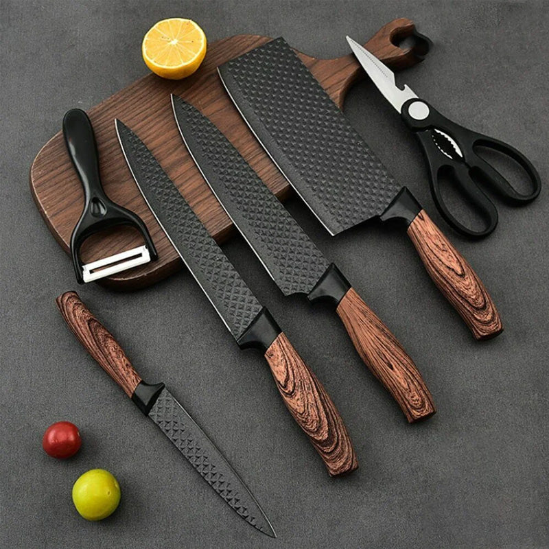 🍅🔪 Upgrade Your Kitchen Today!  6-Piece Non-Stick Knife Set – Now 50% OFF + Free Shipping 🚚