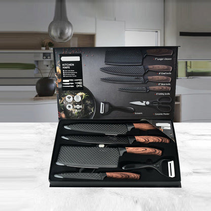 🍅🔪 Upgrade Your Kitchen Today!  6-Piece Non-Stick Knife Set – Now 50% OFF + Free Shipping 🚚