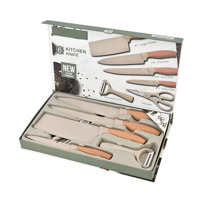 🍅🔪 Upgrade Your Kitchen Today!  6-Piece Non-Stick Knife Set – Now 50% OFF + Free Shipping 🚚