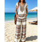 👗 LIMITED-TIME 50% OFF! ✨ Women's Printed Top & Pants Set – Boho Prints, Relaxed Fit, Vacation Ready 🌴