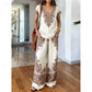 👗 LIMITED-TIME 50% OFF! ✨ Women's Printed Top & Pants Set – Boho Prints, Relaxed Fit, Vacation Ready 🌴