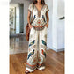 👗 LIMITED-TIME 50% OFF! ✨ Women's Printed Top & Pants Set – Boho Prints, Relaxed Fit, Vacation Ready 🌴