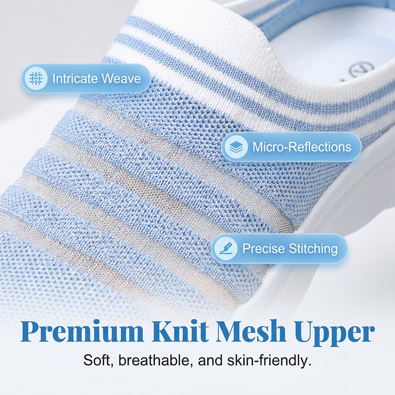 ⌛Limited-Time Offer-Women’s Breathable Mesh Slip On Mule Sneakers
