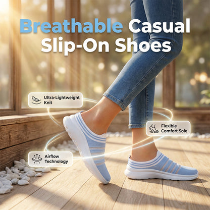 ⌛Limited-Time Offer-Women’s Breathable Mesh Slip On Mule Sneakers