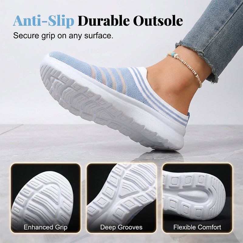 ⌛Limited-Time Offer-Women’s Breathable Mesh Slip On Mule Sneakers