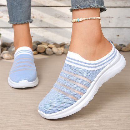 ⌛Limited-Time Offer-Women’s Breathable Mesh Slip On Mule Sneakers