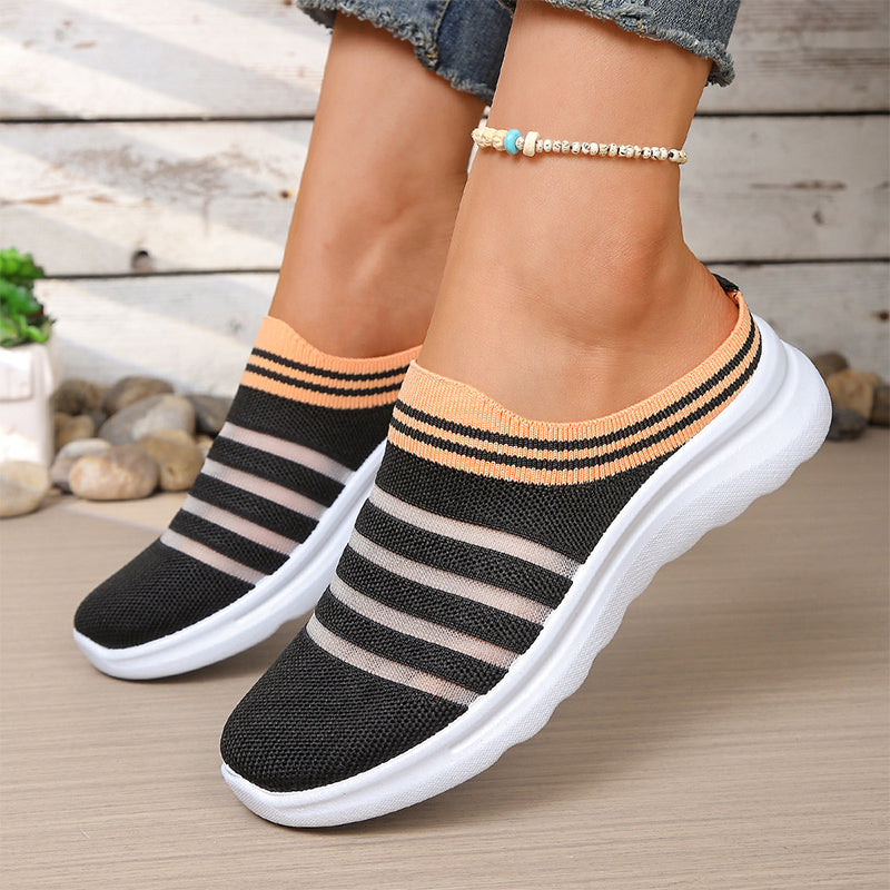 ⌛Limited-Time Offer-Women’s Breathable Mesh Slip On Mule Sneakers
