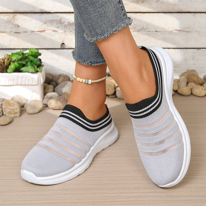 ⌛Limited-Time Offer-Women’s Breathable Mesh Slip On Mule Sneakers
