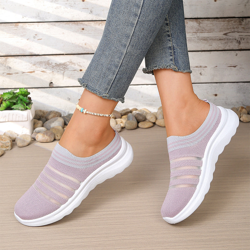 ⌛Limited-Time Offer-Women’s Breathable Mesh Slip On Mule Sneakers