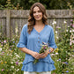 ⏰LIMITED-TIME OFFER🌸 V-neck ruffle top | Breathable textured fabric—feminine and flattering