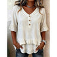 ⏰LIMITED-TIME OFFER🌸 V-neck ruffle top | Breathable textured fabric—feminine and flattering