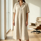☀️Women's Casual Linen Blend Shirt Dress – Effortless Style For Sunny Days✨