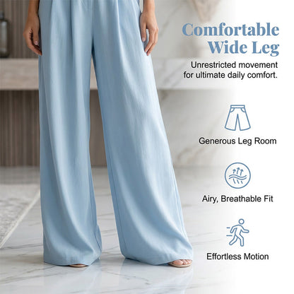 💖2026 Hot Sale 50% OFF✨Women's V-Neck High Waist Wide Leg Jumpsuit