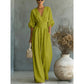💖2026 Hot Sale 50% OFF✨Women's V-Neck High Waist Wide Leg Jumpsuit