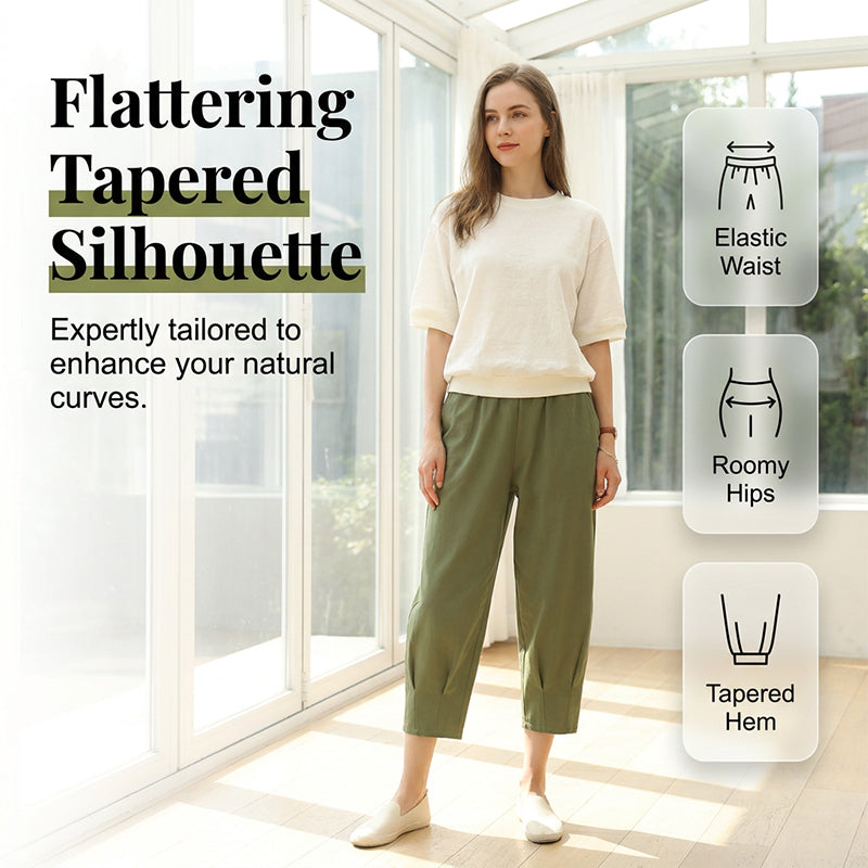 😍Women’s Casual Loose Fit Cropped Pants🔥