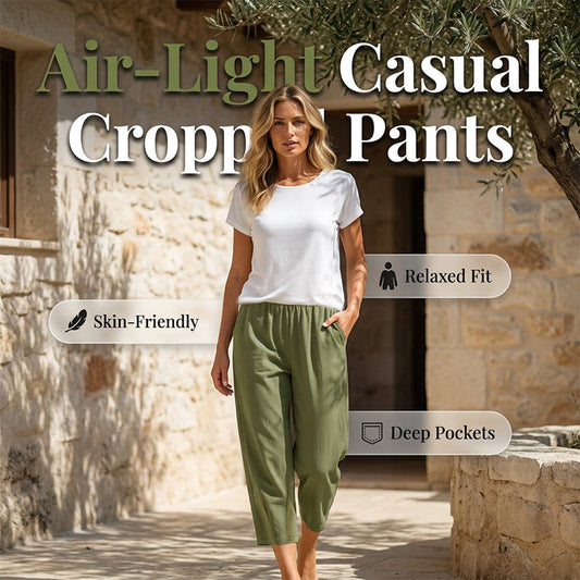 😍Women’s Casual Loose Fit Cropped Pants🔥
