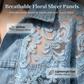 🔥 50% OFF 🌸 Elegant denim jacket with floral lace panels ✨ Feminine expression, exclusive details & timeless style 💎