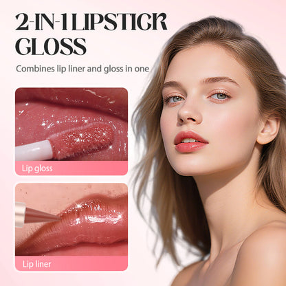 🔥 Limited-Time Sale – Up to 50% OFF💄✨ 2-in-1 Matte Lipstick & Shine Lip Gloss💋