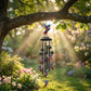 🎵 LIMITED-TIME 50% OFF! 💥 Vintage Metal Wind Chimes | Elegant Black Aluminium Garden Decor with Bird & Butterfly Accents for Patio & Porch