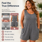 👗 LIMITED-TIME 50% OFF! 💥 Women's Plus Size Sleeveless Jumpsuit with Pockets – Flowy, Comfortable, Versatile ✨