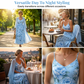 🌸👗Women's Elegant Two-Piece Floral Dress Set – Perfect Summer Holiday Look✨