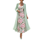 🌸👗Women's Elegant Two-Piece Floral Dress Set – Perfect Summer Holiday Look✨