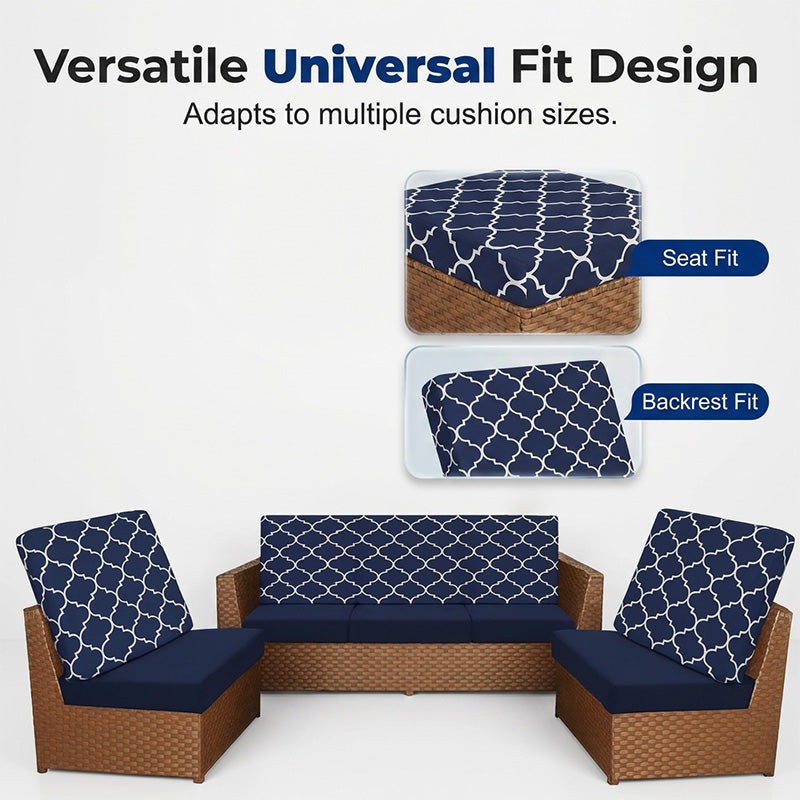 💗LAST DAY SALE 50% OFF⚡50K+ SOLD💕Patio Sofa Cushion Cover – Stretch, Water-Resistant ✨