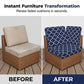 💗LAST DAY SALE 50% OFF⚡50K+ SOLD💕Patio Sofa Cushion Cover – Stretch, Water-Resistant ✨