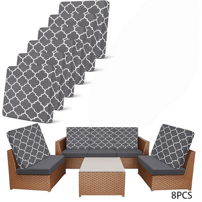 💗LAST DAY SALE 50% OFF⚡50K+ SOLD💕Patio Sofa Cushion Cover – Stretch, Water-Resistant ✨