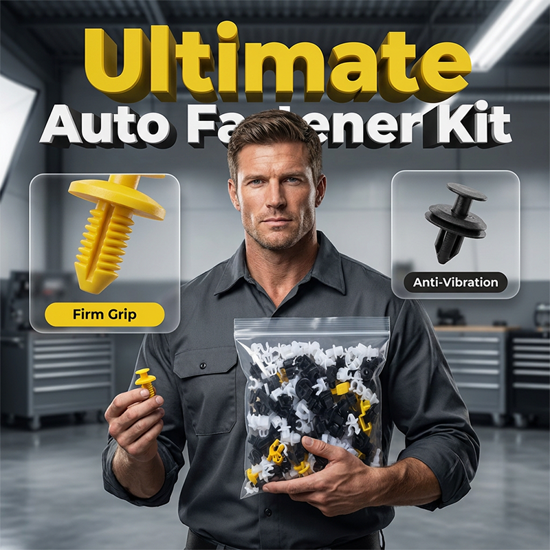 🔧 Eliminate rattles and secure panels – Automatic fixing clamp set