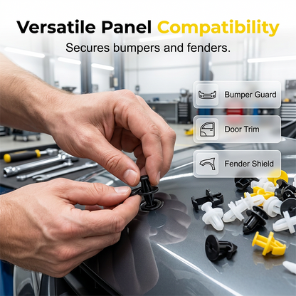 🔧 Eliminate rattles and secure panels – Automatic fixing clamp set