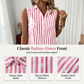 🔥 Today Only! 50% OFF – Women’s Sleeveless Striped V-Neck Shirt Dress