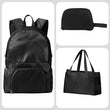 Foldable Convertible Backpack Tote 3-in-1 Travel Bag