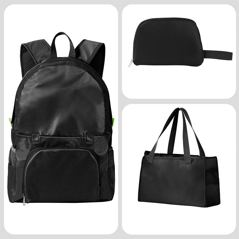 Foldable Convertible Backpack Tote 3-in-1 Travel Bag