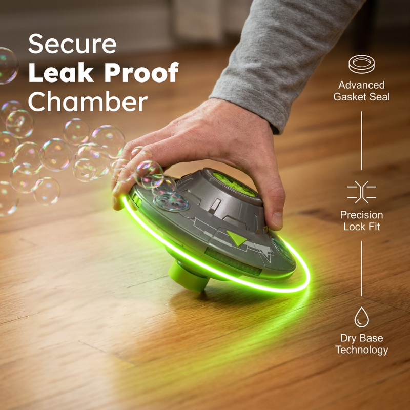 🛸 LIMITED-TIME 50% OFF! 💥 Smart Rotating UFO Bubble Machine – 360° Rotation, RGB Lights, Obstacle Avoidance ✨