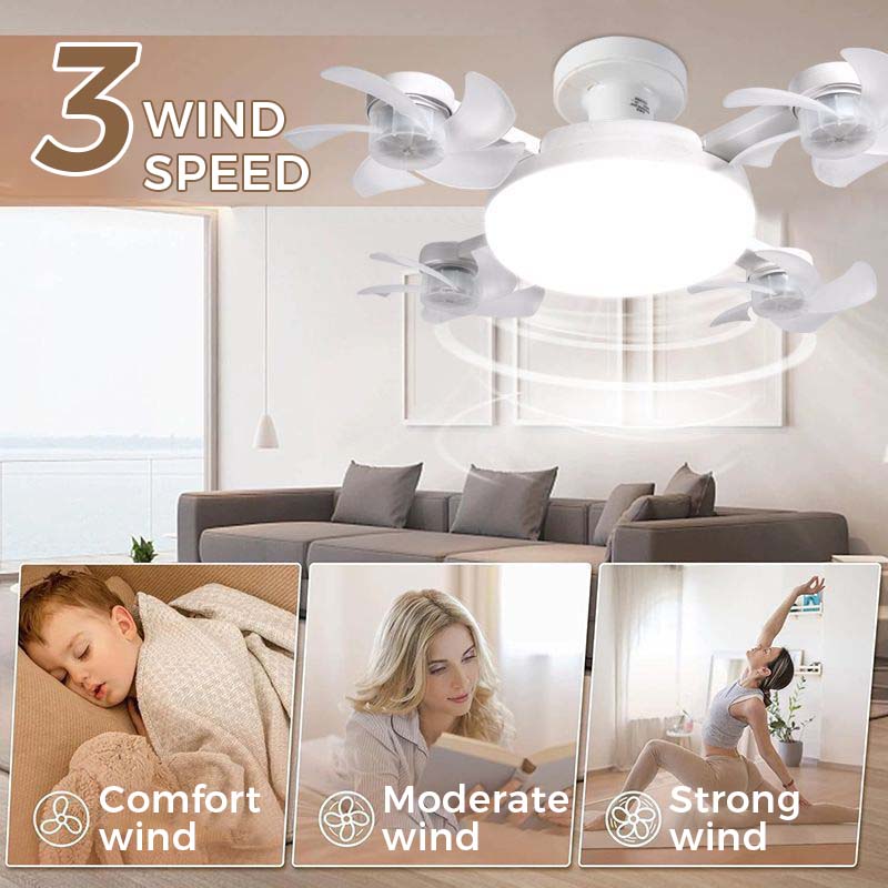 🥳SUMMER HOT SALE🥳💞50K+ SOLD!💥50% OFF! Remote-Controlled LED Ceiling Fan Light