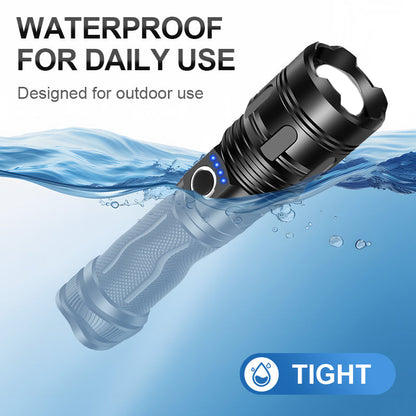 🔦⚡ Multifunctional LED flashlight with zoom – power and emergency utility in one product