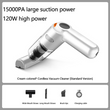 🚗💨 Cordless car vacuum – 10000Pa suction, lightweight, long battery life!