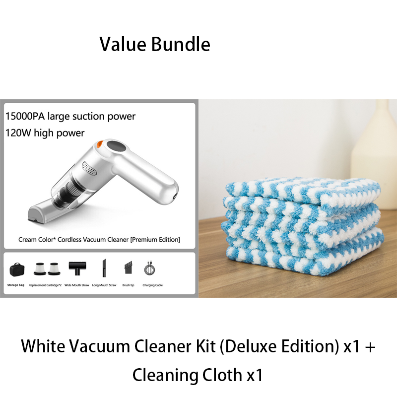 🚗💨 Cordless car vacuum – 10000Pa suction, lightweight, long battery life!